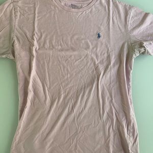 Pink Polo Ralph Loren, Large 100% Cotton T-Shirt